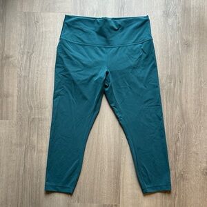 Elegant Teal Women's Leggings - Lululemon Size 14